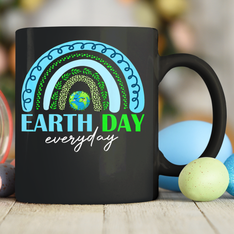 Earth Day Teacher Earth day Everyday Rainbow Earth Day Ceramic Mug 11oz