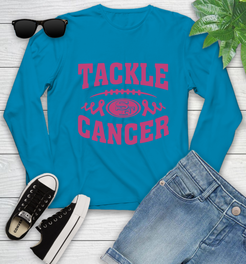 San Francisco 49ers Tackle Breast Cancer Youth Long Sleeve 7