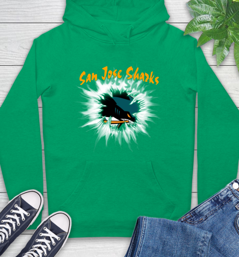 San Jose Sharks NHL Hockey Adoring Fan Rip Sports Hoodie 8