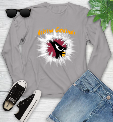 Arizona Cardinals NFL Football Adoring Fan Rip Sports Youth Long Sleeve 5