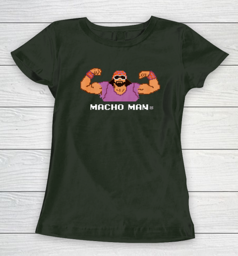 WWE Macho Man 8 Bit Women's T-Shirt 11
