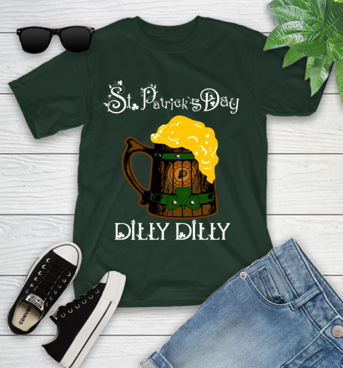 NBA Indiana Pacers St Patrick's Day Dilly Dilly Beer Basketball Sports Youth T-Shirt 5