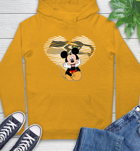 NFL Seattle Seahawks The Heart Mickey Mouse Disney Football T Shirt_000 Hoodie 2