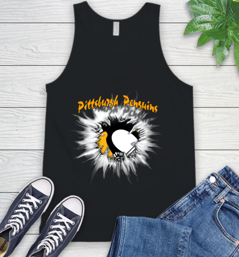 Pittsburgh Penguins NHL Hockey Adoring Fan Rip Sports Tank Top