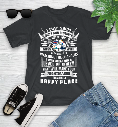Los Angeles Rams NFL Football Don't Mess With Me While I'm Watching My Team Sports (2) Youth T-Shirt