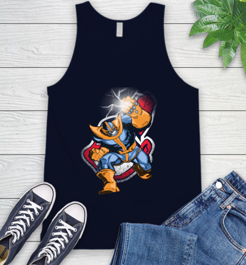 Cleveland Indians MLB Baseball Thanos Avengers Infinity War Marvel Tank Top 2