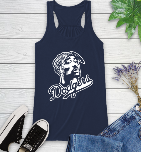 Tupac Dodgers Racerback Tank 9