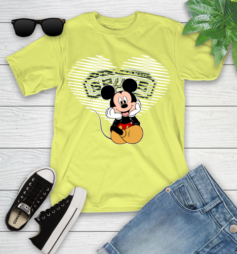 NBA San Antonio Spurs The Heart Mickey Mouse Disney Basketball Youth T-Shirt 10