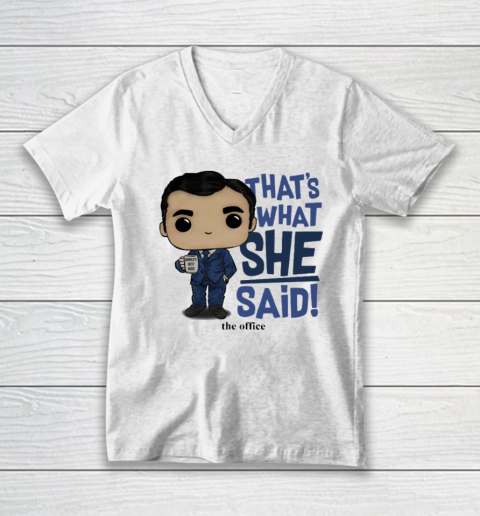 Kate Flannery That's What She Said The Office V-Neck T-Shirt