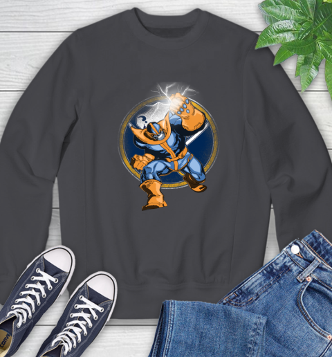 Buffalo Sabres NHL Hockey Thanos Avengers Infinity War Marvel Sweatshirt 6