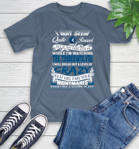 Minnesota Timberwolves NBA Basketball Don't Mess With Me While I'm Watching My Team T-Shirt 8