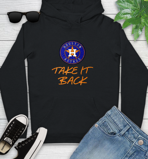 Astros Take It Back Youth Hoodie Tee For Sports