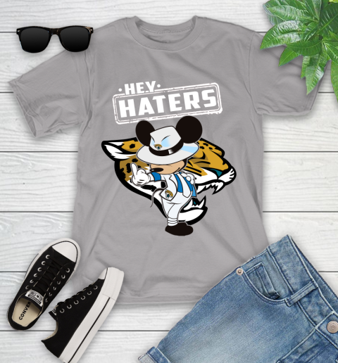 NFL Hey Haters Mickey Football Sports Jacksonville Jaguars Youth T-Shirt 4