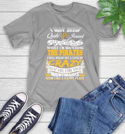 Pittsburgh Pirates MLB Baseball Don't Mess With Me While I'm Watching My Team T-Shirt 6