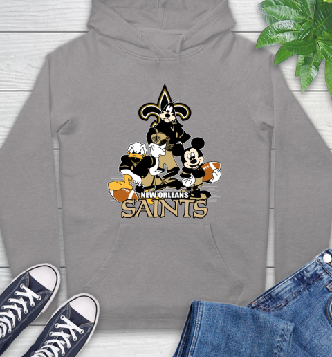 NFL New Orleans Saints Mickey Mouse Donald Duck Goofy Football Shirt Hoodie 6
