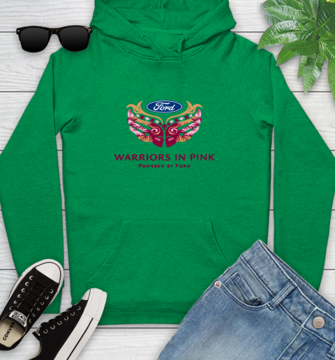 Ford cares warriors in pink Youth Hoodie 5