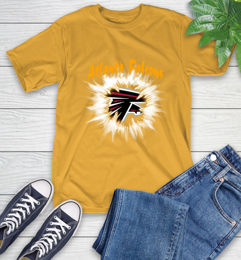 Atlanta Falcons NFL Football Adoring Fan Rip Sports T-Shirt 2