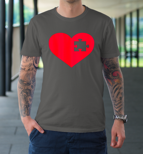 Family Valentine Insert Heart Gift T-Shirt 6