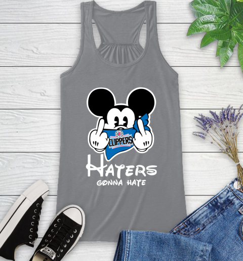 NBA LA Clippers Haters Gonna Hate Mickey Mouse Disney Basketball T Shirt Racerback Tank 4