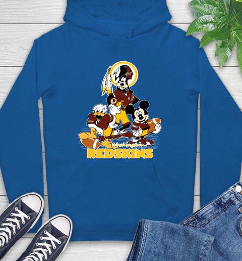 NFL Washington Redskins Mickey Mouse Donald Duck Goofy Football Shirt Hoodie 9