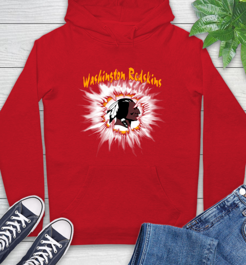 Washington Redskins NFL Football Adoring Fan Rip Sports Hoodie 10
