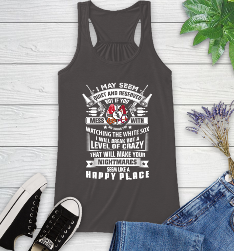 Chicago White Sox MLB Baseball Don't Mess With Me While I'm Watching My Team Sports Racerback Tank 11
