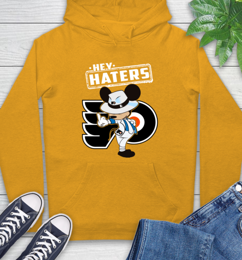 NHL Hey Haters Mickey Hockey Sports Philadelphia Flyers Hoodie 2