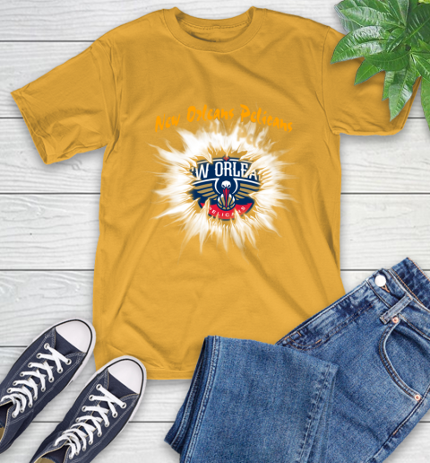 New Orleans Pelicans NBA Basketball Rip Sports T-Shirt 2
