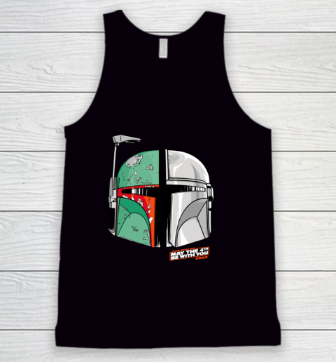Star Wars Mando and Boba Fett May the 4th Be With You Tank Top