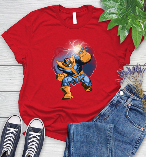 Memphis Grizzlies NBA Basketball Thanos Avengers Infinity War Marvel Women's T-Shirt 13