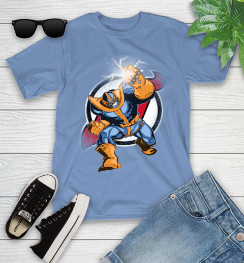 New Jersey Devils NHL Hockey Thanos Avengers Infinity War Marvel Youth T-Shirt 15