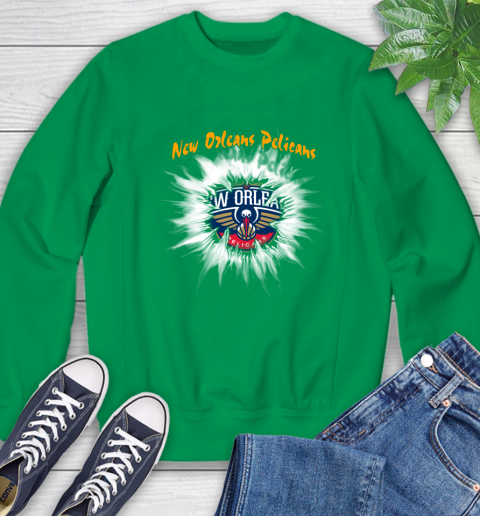 New Orleans Pelicans NBA Basketball Rip Sports Sweatshirt 7