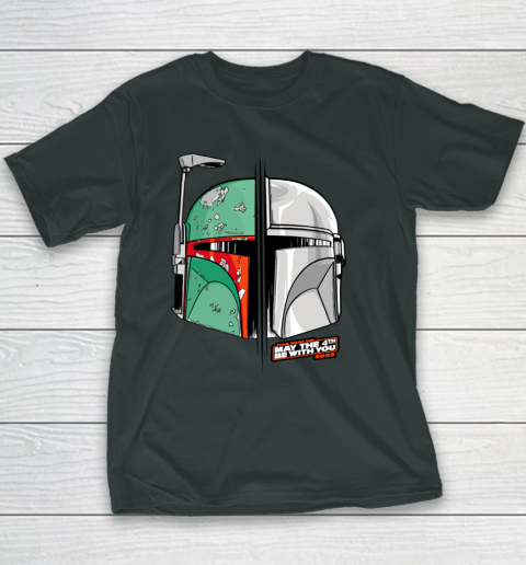Star Wars Mando and Boba Fett May the 4th Be With You Youth T-Shirt 3