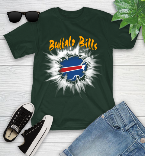 Buffalo Bills NFL Football Adoring Fan Rip Sports Youth T-Shirt 5