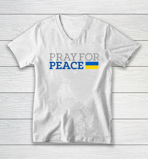 Pray for Peace V-Neck T-Shirt