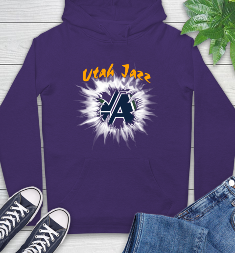Utah jazz hot sale purple hoodie