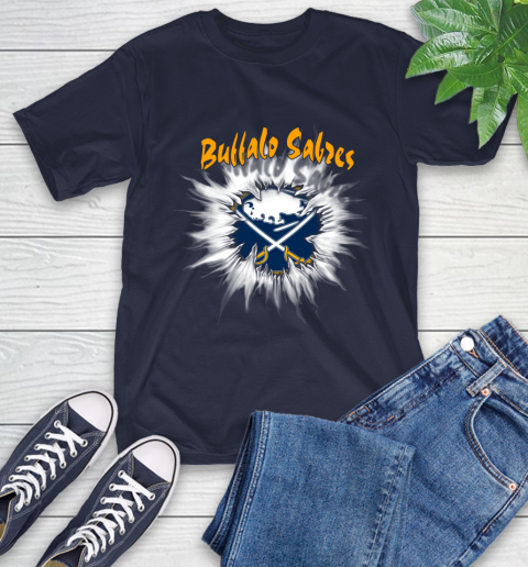 Buffalo Sabres NHL Hockey Adoring Fan Rip Sports T-Shirt 3