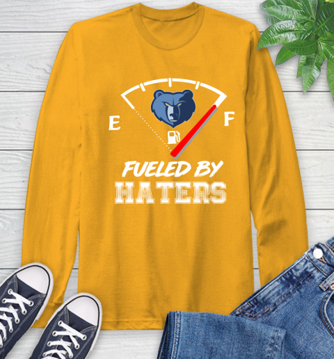 Memphis Grizzlies NBA Basketball Fueled By Haters Sports Long Sleeve T-Shirt 2