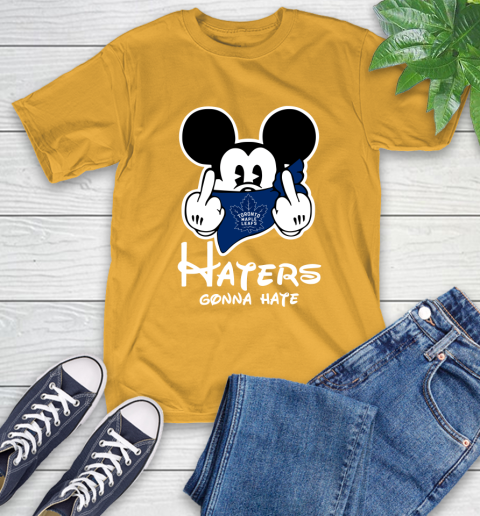 NHL Toronto Maple Leafs Haters Gonna Hate Mickey Mouse Disney Hockey T Shirt T-Shirt 2