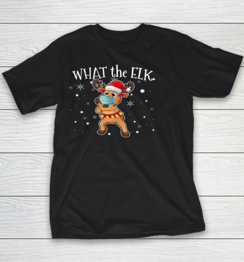 What the Elk Vaccinated Reindeer Christmas Youth T-Shirt