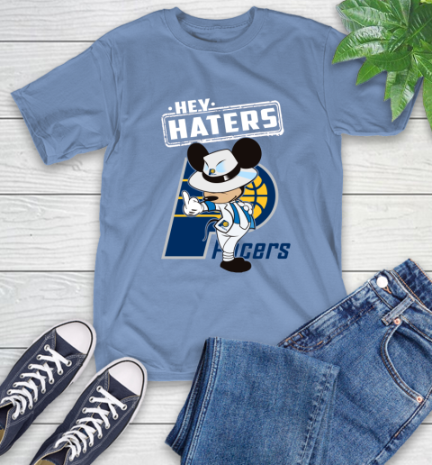 NBA Hey Haters Mickey Basketball Sports Indiana Pacers T-Shirt 12