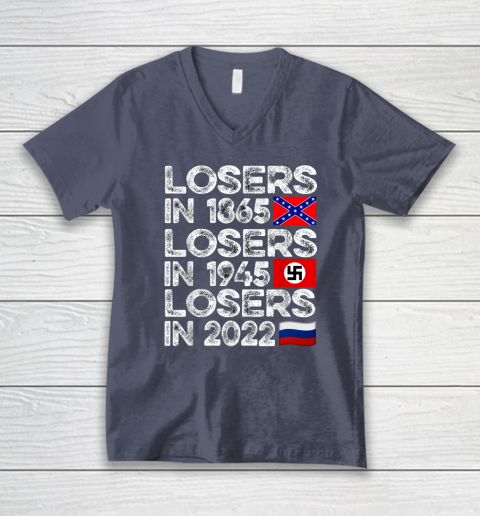 Russia Losers In 2022 V-Neck T-Shirt 6