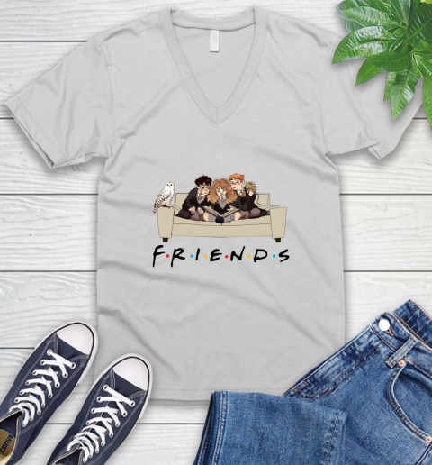 Harry Potter Ron And Hermione Friends Shirt V-Neck T-Shirt