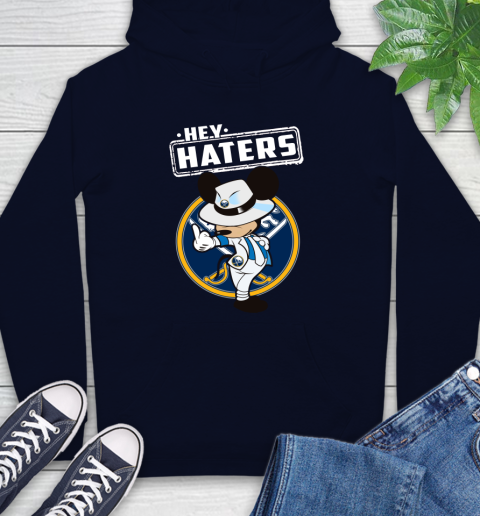 NHL Hey Haters Mickey Hockey Sports Buffalo Sabres Hoodie 3