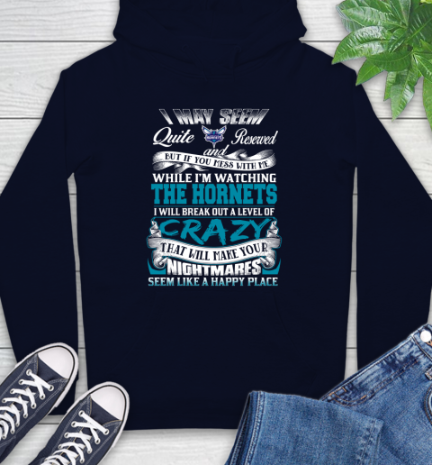 Charlotte Hornets NBA Basketball Don't Mess With Me While I'm Watching My Team Hoodie 3