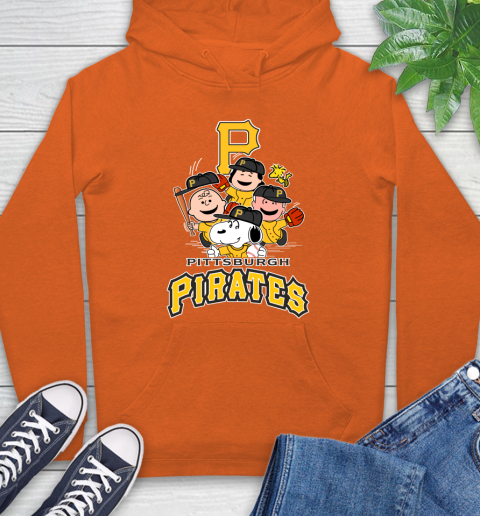MLB Pittsburgh Pirates Snoopy Charlie Brown Woodstock The Peanuts Movie Baseball T Shirt_000 Hoodie 4