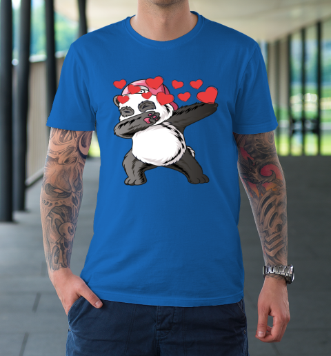 VALENTINE HEART bear DABBING PANDA T-Shirt 15