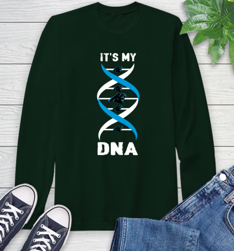 Carolina Panthers NFL Football It's My DNA Sports Long Sleeve T-Shirt 7