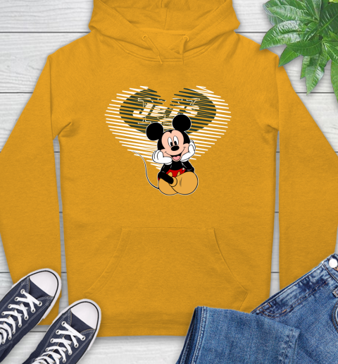NFL New York Jets The Heart Mickey Mouse Disney Football T Shirt_000 Hoodie 2