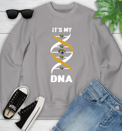 Jacksonville Jaguars NFL Football It's My DNA Sports Youth Sweatshirt 3
